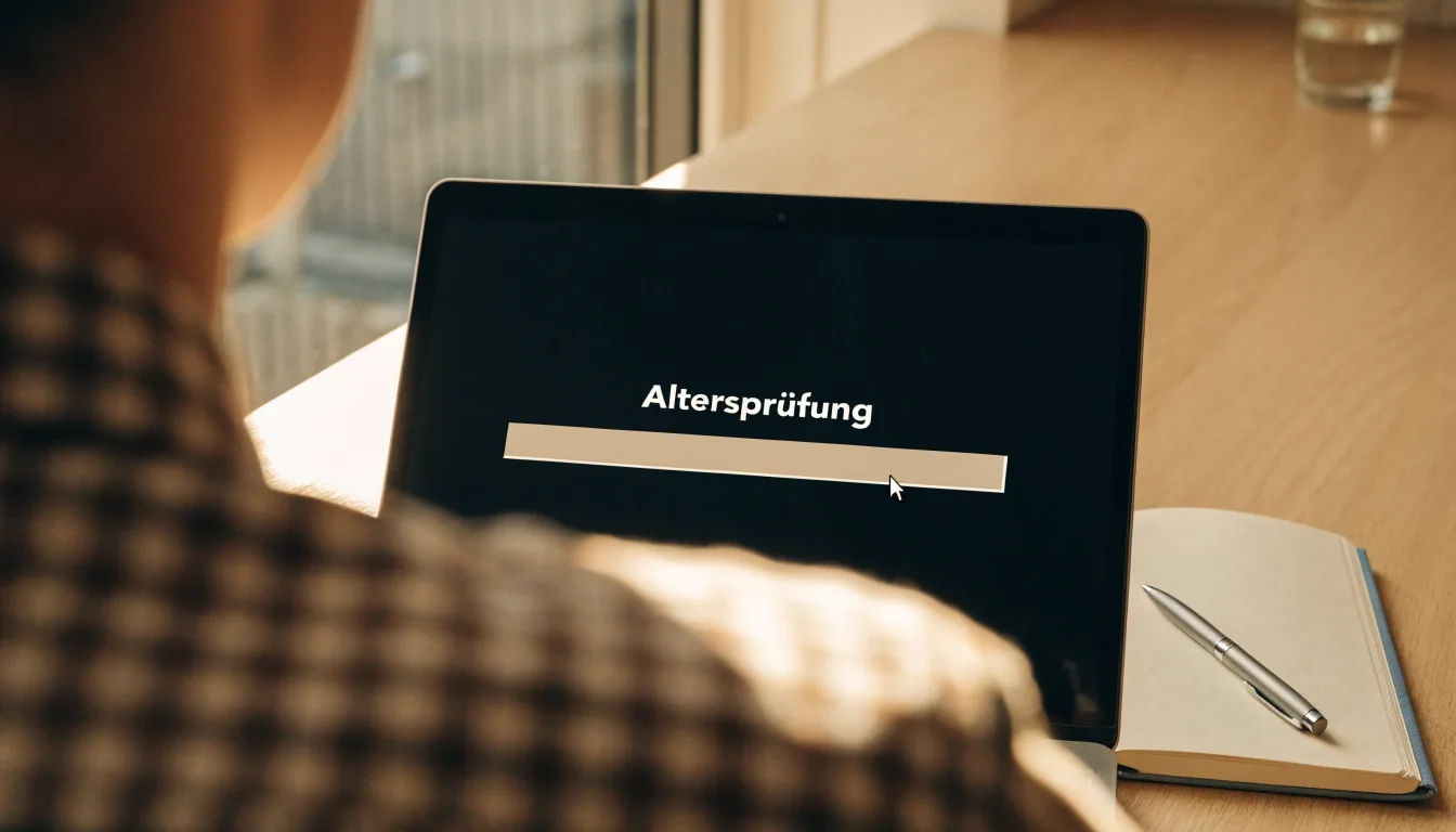 Eine Messingwaage steht auf einem hellen Fensterbrett, daneben ein Glas Wasser, im Hintergrund ruhiges Morgenlicht.