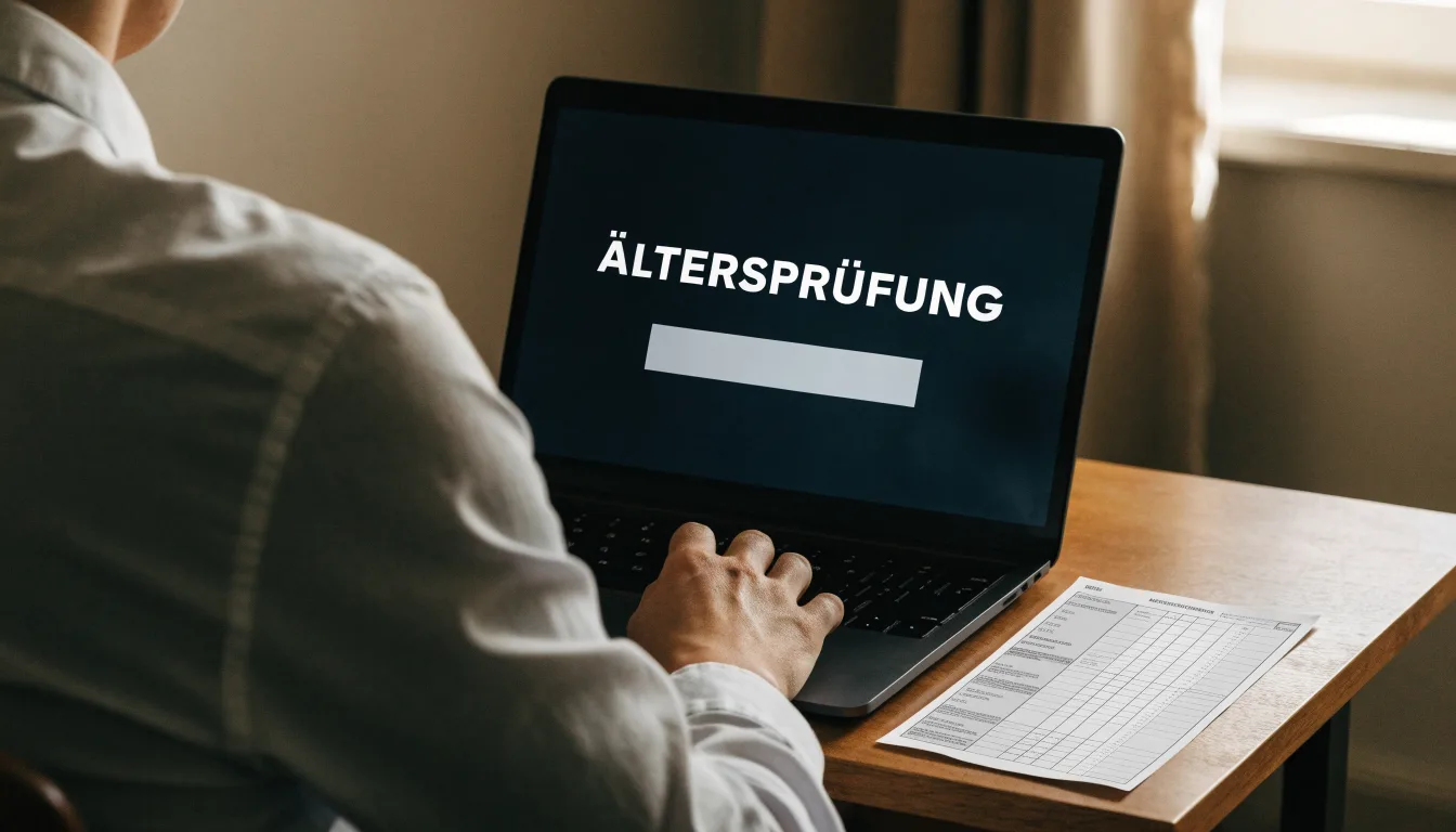 Ein Stadion unter Flutlicht aus der Ferne gesehen, davor ein leerer Parkplatz im Dunst.